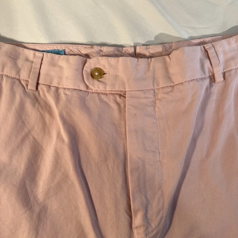 J McLAUGHLIN Men's Pink Flat Front Chino Shorts‎ Size 40